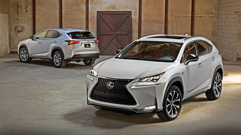 2014 Lexus NX front and rear