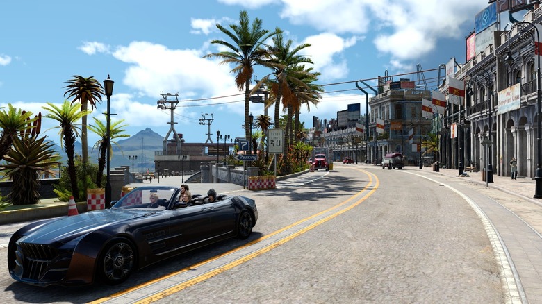 final fantasy xv regalia drive road