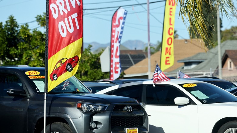 Used car lot