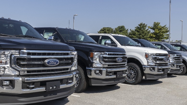 the ford f-150 and F-250