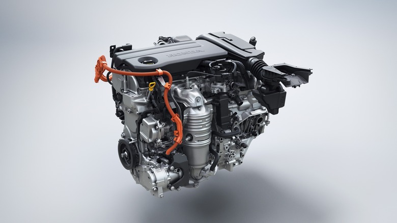 Honda Civic hybrid powertrain