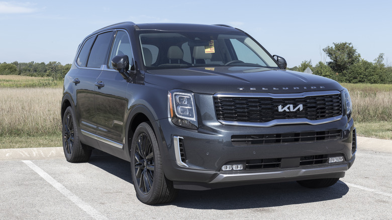 Kia Telluride parked in lot