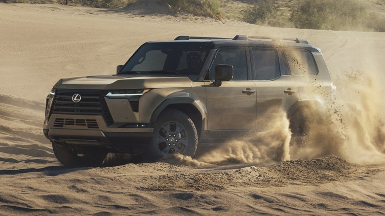 Lexus GX in the desert