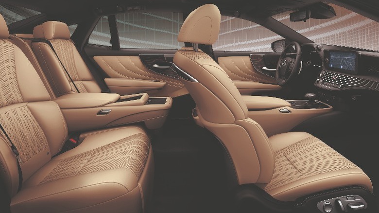 interior of the Lexus LS 500