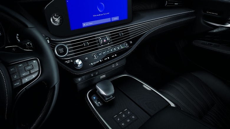 Dashboard of 2023 Lexus LS