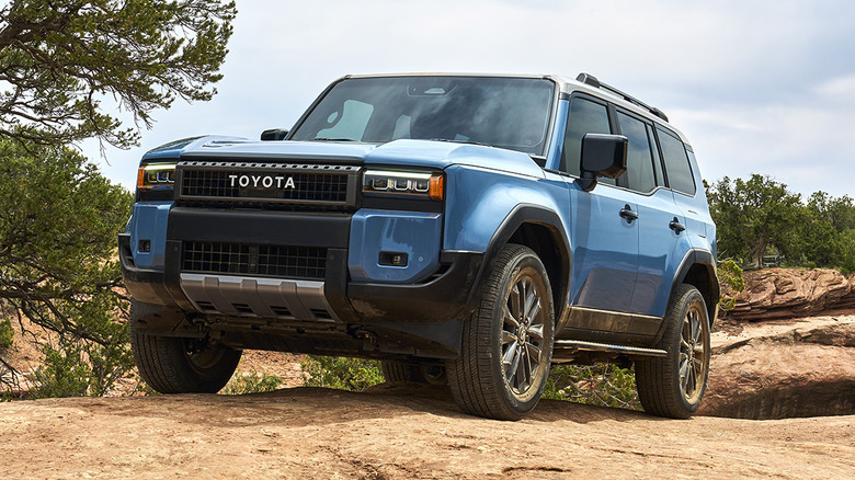 2025 Toyota Land Cruiser on a trail