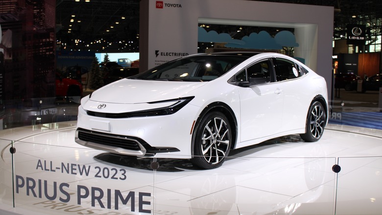 2023 Prius Prime on display