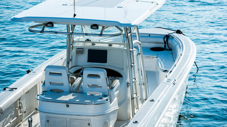 View of a boat's deck