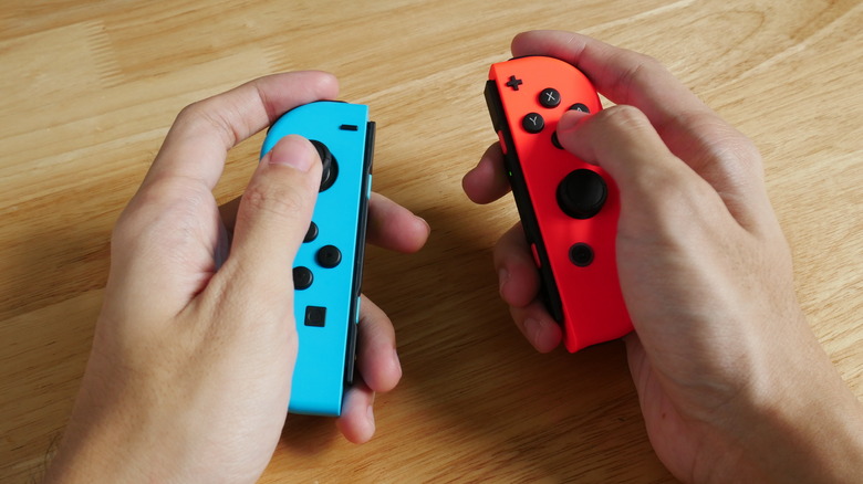 Nintendo Switch Joy-Cons blue and red