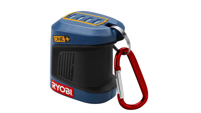 A stock photo of a Ryobi 18V battery gauge