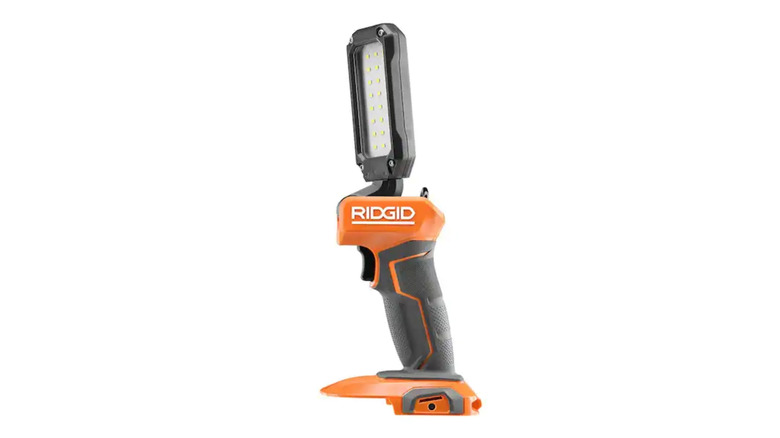 orange and black RIDGID 18V Cordless LED Stick Light