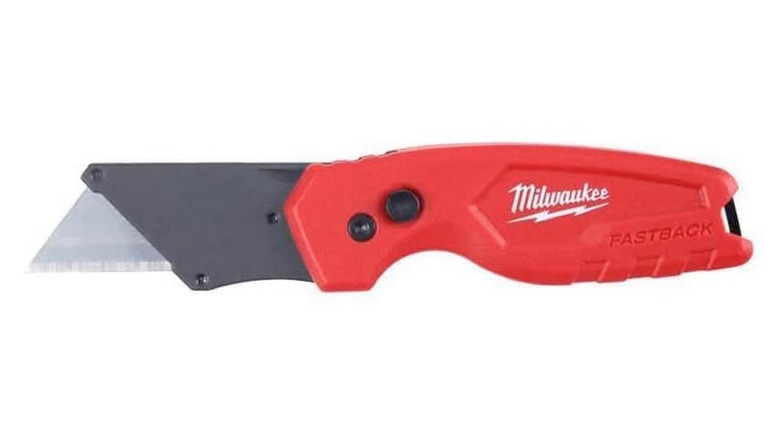 Product image of Milwaukee FASTBACK Compact Folding Utility Knife.