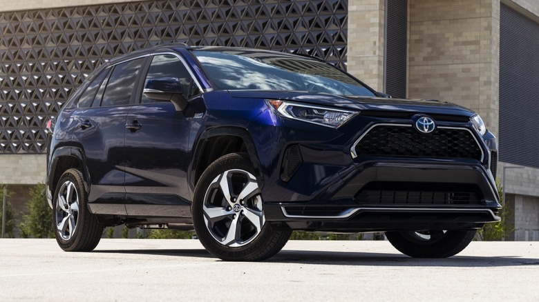 Toyota RAV4 Prime in the city