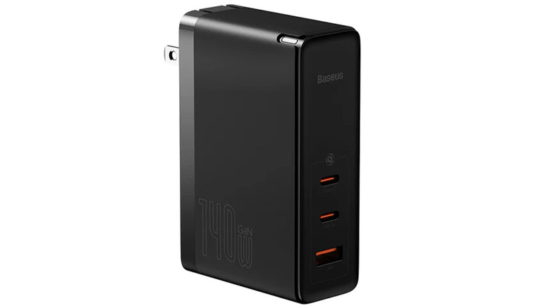 A stock image of a Baseus 140W wall charger