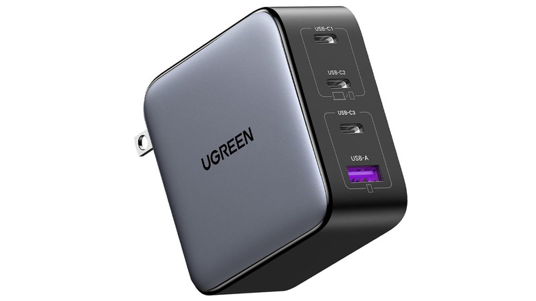 A stock image of the Ugreen 100W USB C wall charger