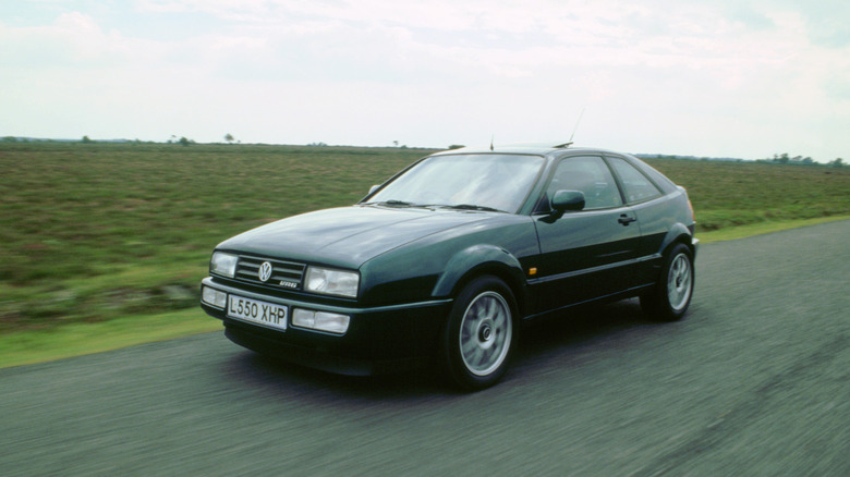 Volkswagen Corrado VR6 driving at speed