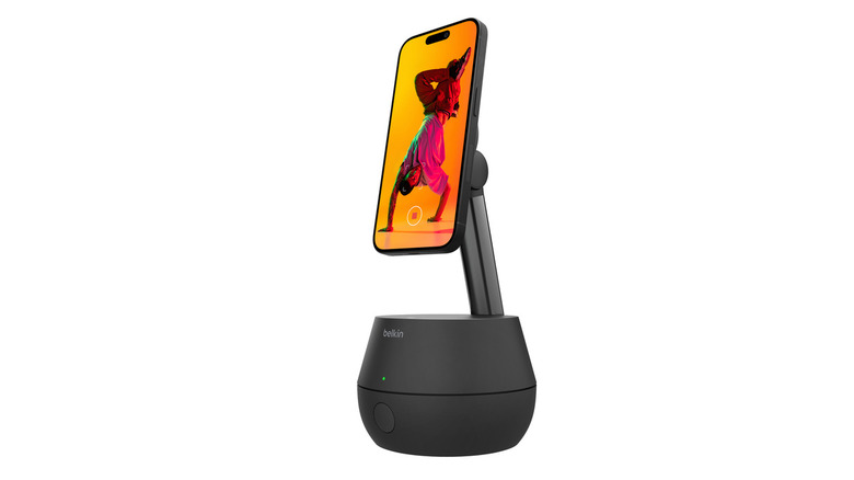 auto tracking stand with iphone