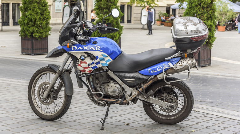 Scuffed up F 650 GS Dakar