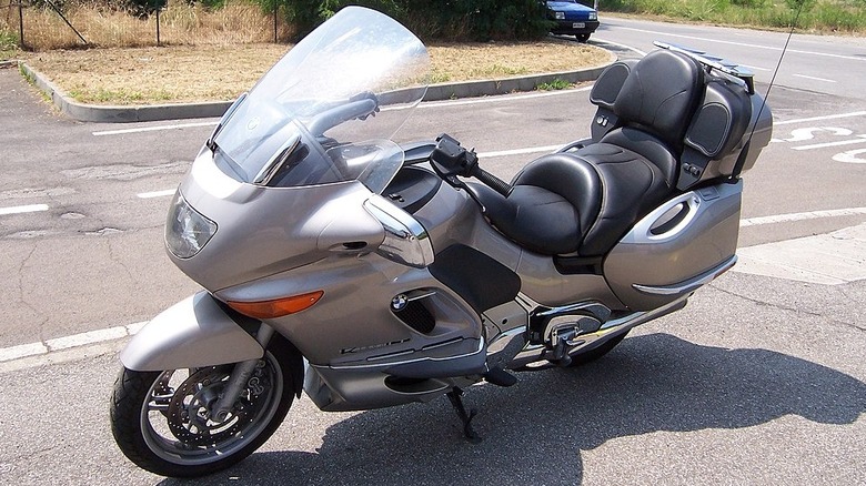 Silver BMW K 1200 LT