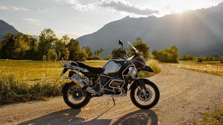 BMW R 1250 GS Adventure on a dirt road