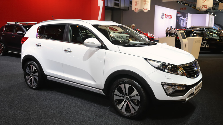 White 2012 Kia Sportage