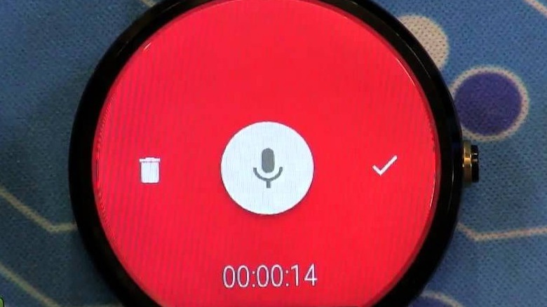 voice recorder on Android watch