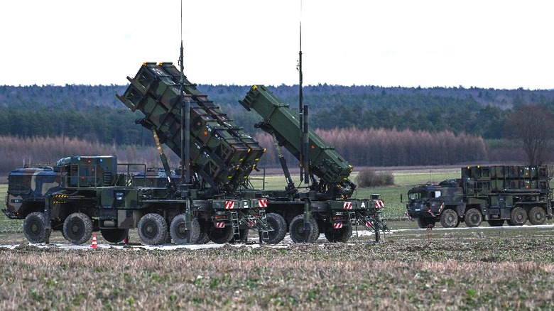 Patriot missile battery