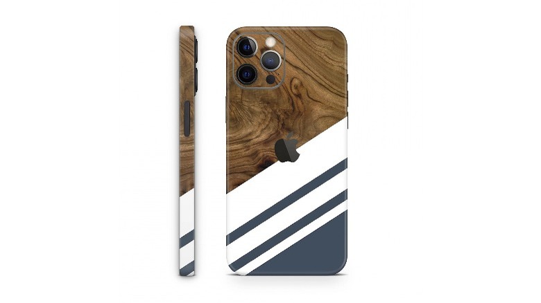 a striped iPhone skin