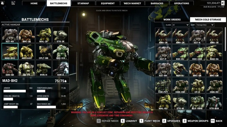 YouTube screenshot of MechWarrior 5: Mercenaries video game