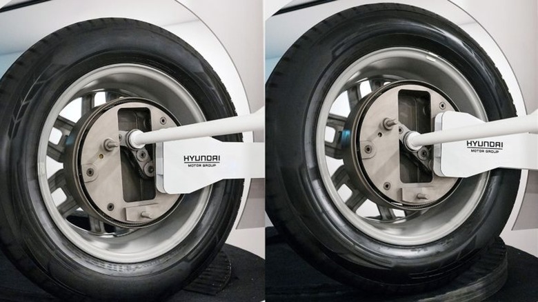 hyundai universal wheel drive system concept