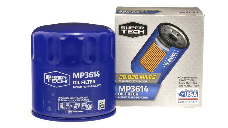 supertech oil filter walmart brand