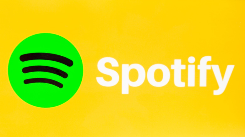 Spotify Logo on a smartphone