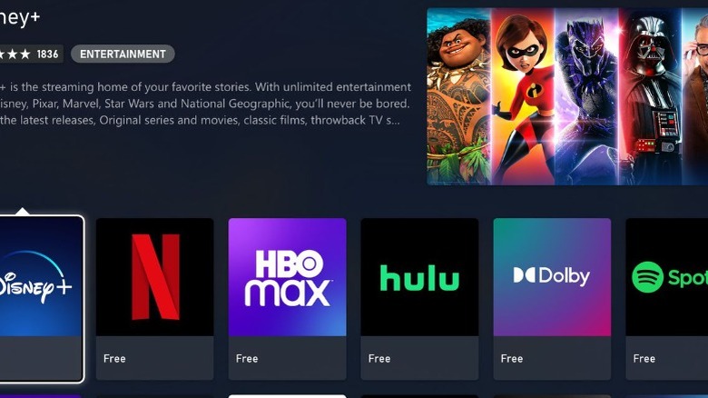 Video streaming apps on Xbox