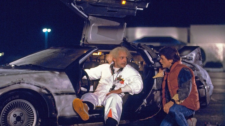 DeLorean in Back to the Future