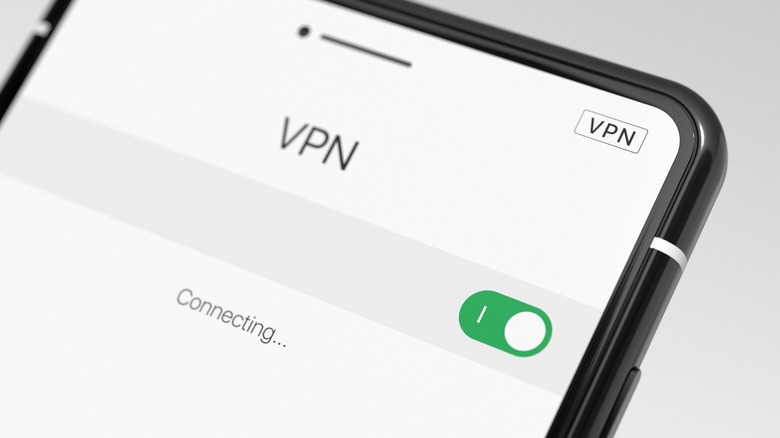 Phone connecting to VPN