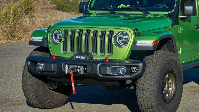 Badland Winch on front bumper