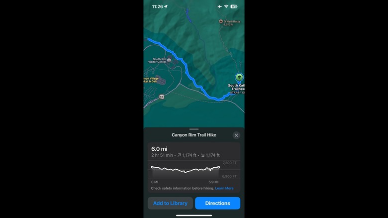 iPhone hike on Apple Maps