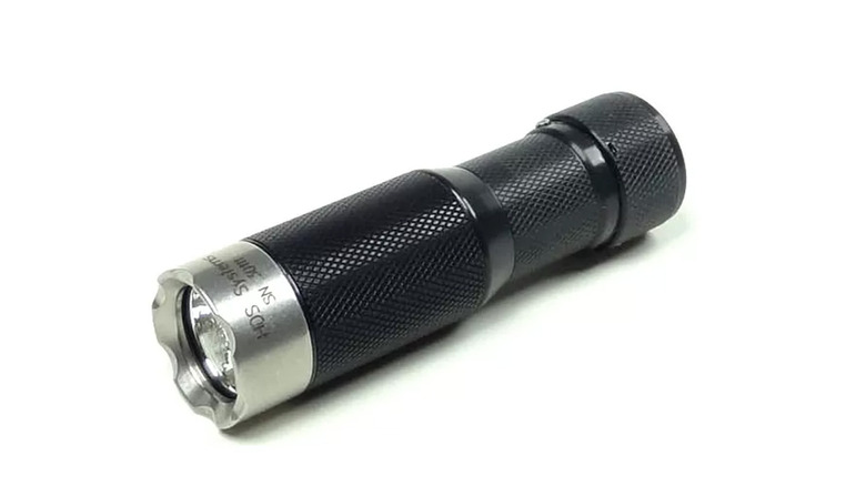 A product image of the HDS Systems Custom flashlight