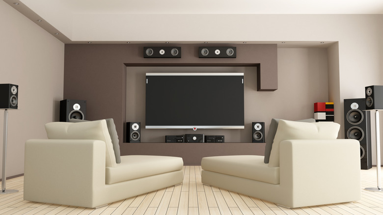 A surround sound system