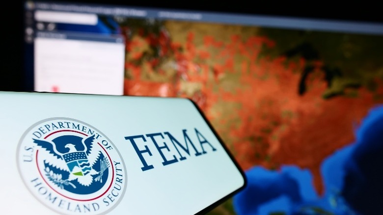 FEMA logo on the app