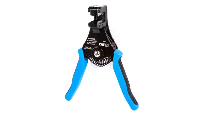 Black and blue wire cutters