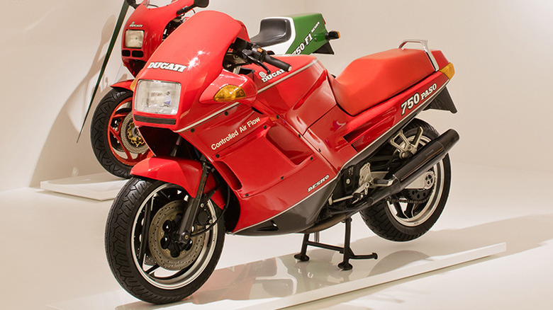 Ducati Paso 750 on display