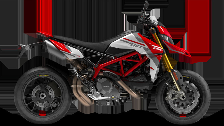 Red Ducati Hypermotard 950