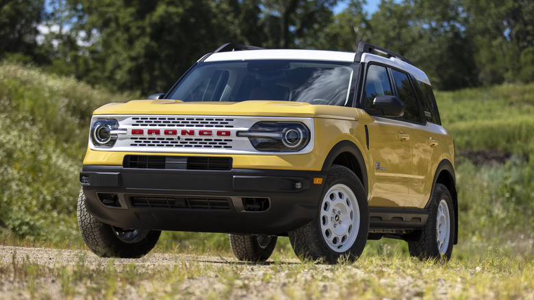 2023 Ford Bronco Sport Heritage Limited Edition Yellowstone Metallic color