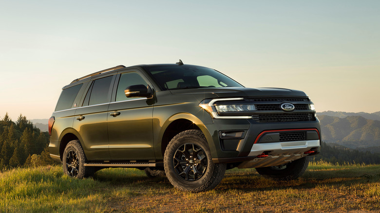 Ford Expedition Timberline series parked in nature