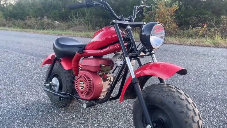 Supercharged diesel minibike