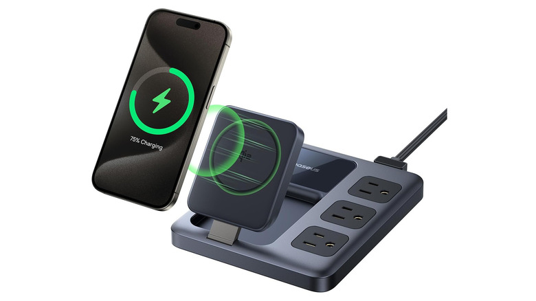 Baseus Nomos 8-in-1 Magnetic Charging Station with Apple iPhone