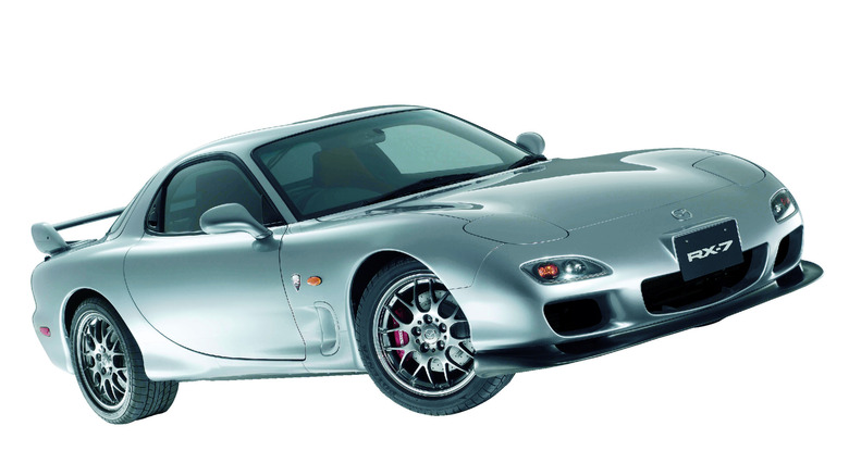 2002 Mazda RX-7 FD Spirit R on white background