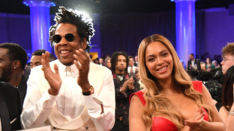 Beyonce and Jay-Z at the Grammys