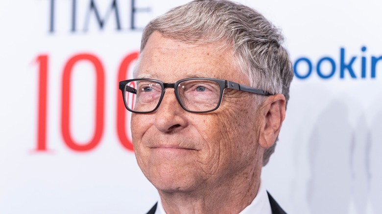 Bill Gates wearing glasses